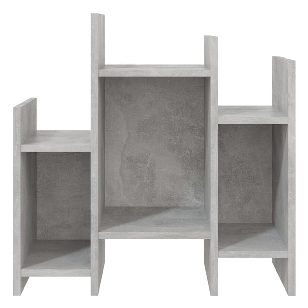 Betongrauer Beistellschrank Vrinceanu 60x26x60cm (Holz)