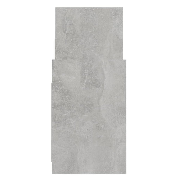 Betongrauer Beistellschrank Vrinceanu 60x26x60cm (Holz)