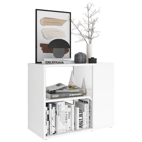 Weißer Beistellschrank Dinicu 60x30x50cm (Holz)