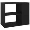 Schwarzer Beistellschrank Dinicu 60x30x50cm (Spanplatte)
