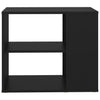 Schwarzer Beistellschrank Dinicu 60x30x50cm (Spanplatte)