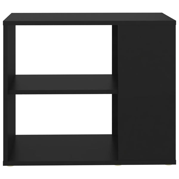 Schwarzer Beistellschrank Dinicu 60x30x50cm (Spanplatte)