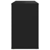 Schwarzer Beistellschrank Dinicu 60x30x50cm (Spanplatte)