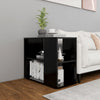 Schwarzer Beistellschrank Dinicu 60x30x50cm (Spanplatte)