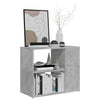 Betongrauer Beistellschrank Dinicu 60x30x50cm (Holz)