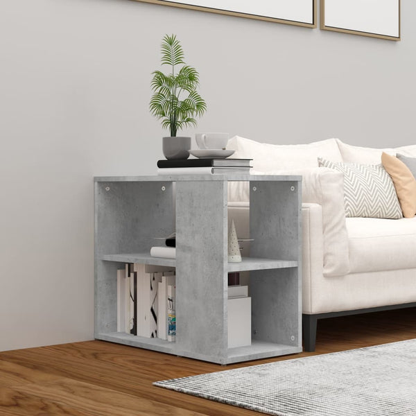 Betongrauer Beistellschrank Dinicu 60x30x50cm (Holz)