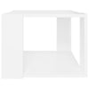 Weißer Couchtisch Tufila 40x40x30cm (Holz)
