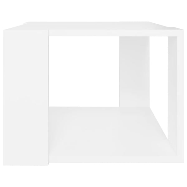 Weißer Couchtisch Tufila 40x40x30cm (Holz)