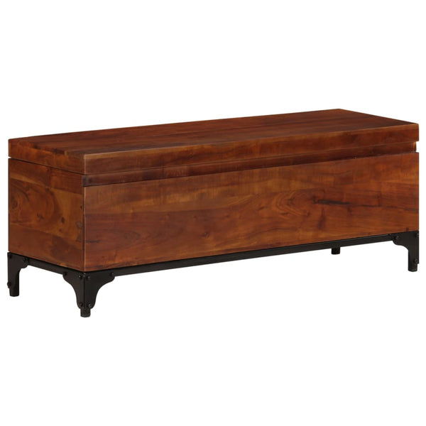 Aufbewahrungstruhe Rusita 110x35x41cm (Akazienholz)