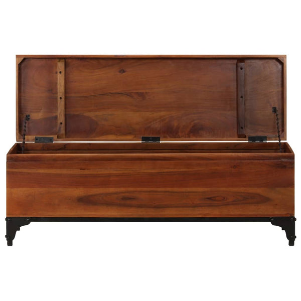 Aufbewahrungstruhe Rusita 110x35x41cm (Akazienholz)