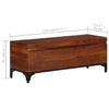 Aufbewahrungstruhe Rusita 110x35x41cm (Akazienholz)