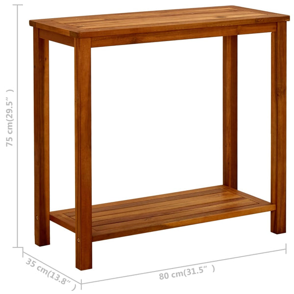 Gartenkonsole Ninola 80x35x75cm (Akazienholz)