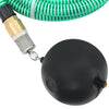 Grüner Saugschlauch mit Messinganschlüssen Lenut 3 m (PVC)