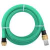 10 m grüner Saugschlauch mit Messinganschlüssen Lenut (PVC)