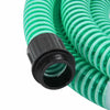 10 m grüner Saugschlauch mit Messinganschlüssen Lenut (PVC)