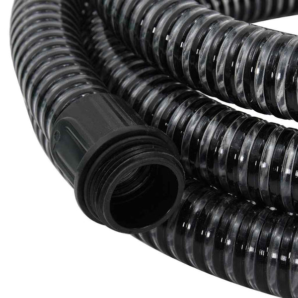 Ansaugschlauch Lenut 1,1 mit Messinganschlüssen, schwarz (5 m PVC)