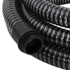 Schlauch 10 m schwarz Saugschlauch mit Messinganschlüssen (PVC) 1,1