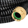 Schwarzer Saugschlauch mit Messingarmaturen Lenut 1,1" 20 m (PVC)