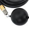 Lenut 25 m grüner Saugschlauch mit Messinganschlüssen (PVC)