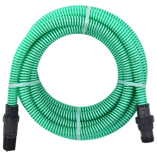 Grüner Saugschlauch mit PVC-Anschlüssen Lovell 10 m (PVC)
