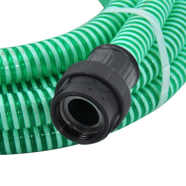 Grüner Saugschlauch mit PVC-Anschlüssen Lovell 10 m (PVC)