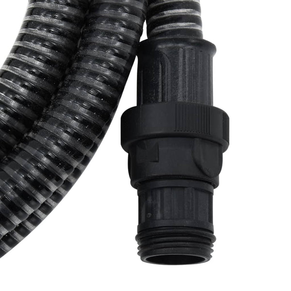 Schwarzer Ansaugschlauch mit PVC-Anschlüssen Lovell 1" 4 m (PVC)