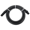 Schwarz Saugschlauch mit Messingarmaturen Lovell 1,1 10 m (PVC)
