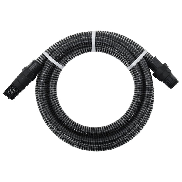 Schwarz Saugschlauch mit Messingarmaturen Lovell 1,1 10 m (PVC)