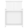Nachttische Jasmyne Weiß 40x35x60cm (2er-Set Holz)