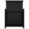 Schwarzer Nachttisch Jasmyne 40x35x60cm (Holz)