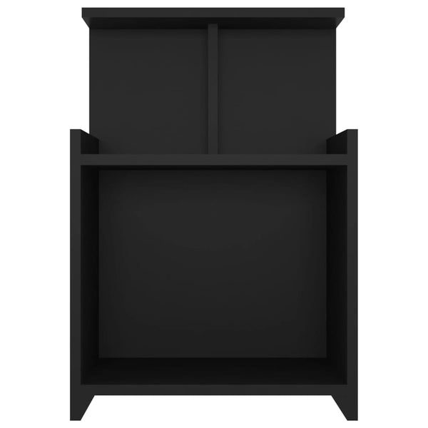Schwarzer Nachttisch Jasmyne 40x35x60cm (Holz)
