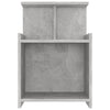 Nachttische Jasmyne, betongrau, 40x35x60cm (2 St. Holz)