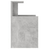 Nachttische Jasmyne, betongrau, 40x35x60cm (2 St. Holz)