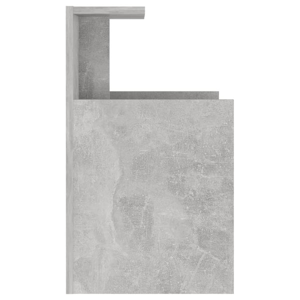 Nachttische Jasmyne, betongrau, 40x35x60cm (2 St. Holz)