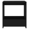 Schwarzer Beistelltisch Jairo 50x26x50cm (Holz)