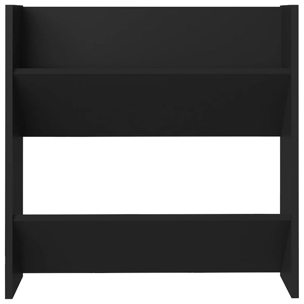 Schwarze Wandschuhschränke Mesaros 60x18x60cm (4 Stk. Holz)