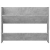 Wandschuhschrank Mesaros 80x18x60cm, Betonoptik (Spanplatte)