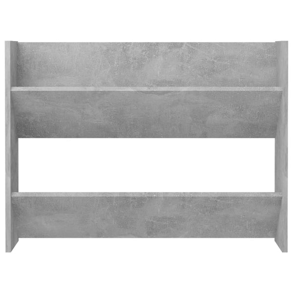 Wandschuhschrank Mesaros 80x18x60cm, Betonoptik (Spanplatte)
