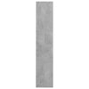 Wandschuhschränke Mesaros 60x18x90 cm, Betongrau (2 Stück Spanplatte)