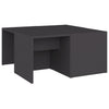 Fidelias graue Sofatische 33x33x33cm (4 Stück aus Holz)