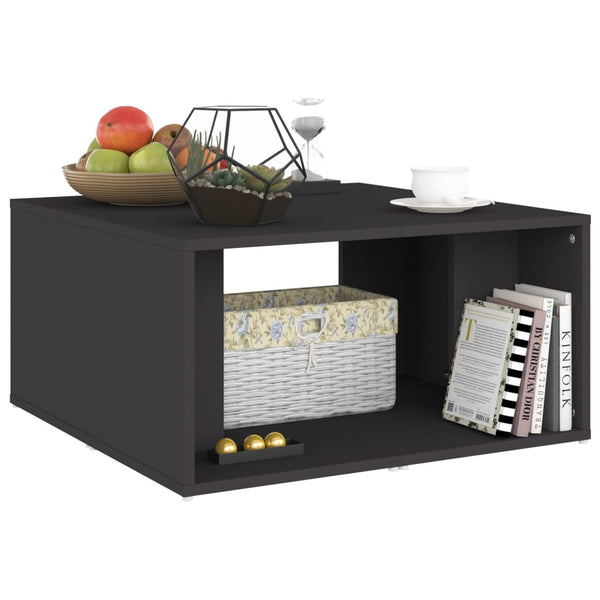 Fidelias graue Sofatische 33x33x33cm (4 Stück aus Holz)