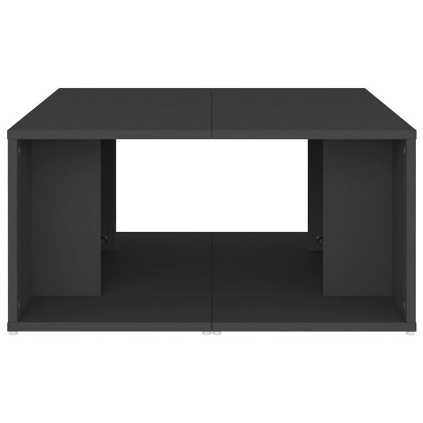 Fidelias graue Sofatische 33x33x33cm (4 Stück aus Holz)