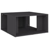 Fidelias graue Sofatische 33x33x33cm (4 Stück aus Holz)