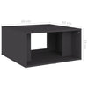 Fidelias graue Sofatische 33x33x33cm (4 Stück aus Holz)