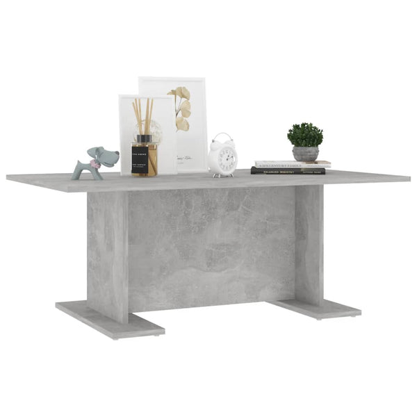 Betongrauer Couchtisch Timut 103,5x60x40cm (Spanplatte)