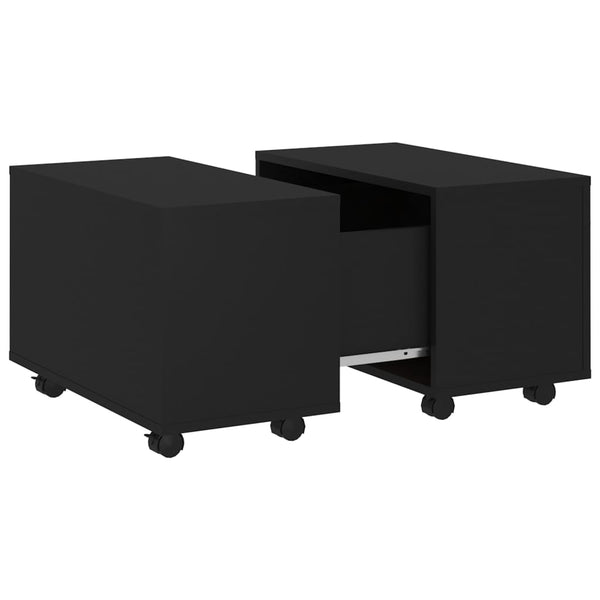Couchtisch Berla 60x60x38cm Schwarz (Holz)