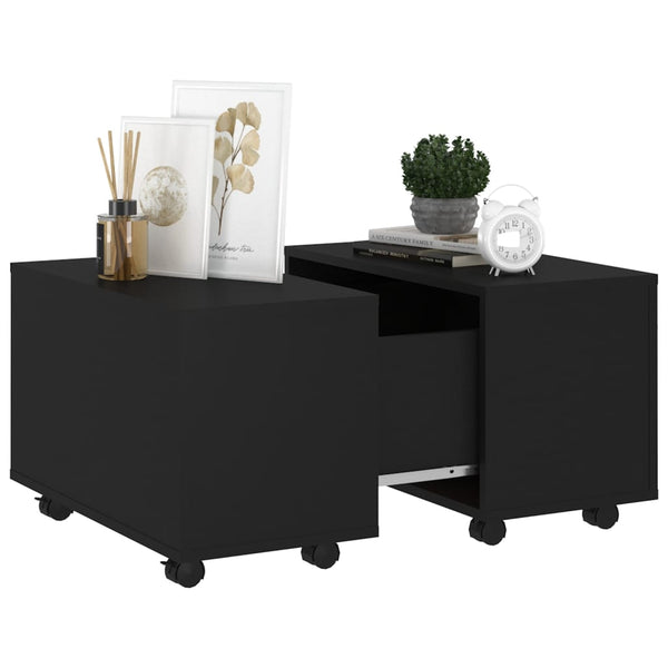 Couchtisch Berla 60x60x38cm Schwarz (Holz)