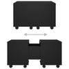 Couchtisch Berla 60x60x38cm Schwarz (Holz)