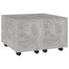 Betongrauer Couchtisch Berla 60x60x38cm (Holz)