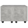 Betongrauer Couchtisch Berla 60x60x38cm (Holz)
